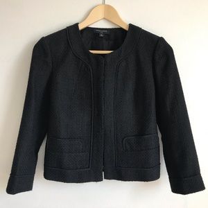 Banana Republic Tweed Black Jacket